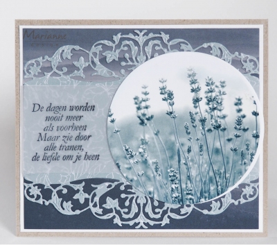 Marianne Design clear stamp Condoleance CS1041*