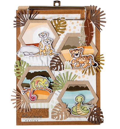 Marianne Design clear stamp Eline's Meercats EC0183