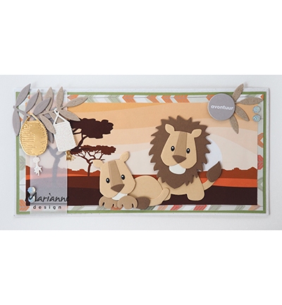 Marianne Design Collectables Eline's Lion / Tiger COL1455