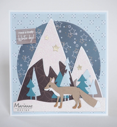 Marianne Design Craftables Fox by Marleen CR1484