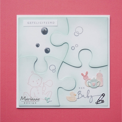 Marianne Design Craftables Puzzle Piece CR1491