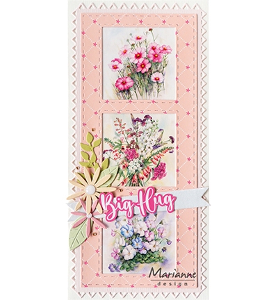 Marianne Design Craftables Slimline 3 Squares CR1585