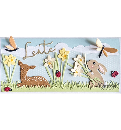 Marianne Design Craftables Slimline Grass Clouds CR1583