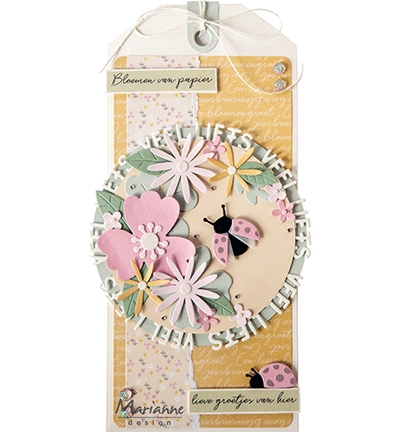 Marianne Design Craftables Veel Liefs Cirkel CR1575