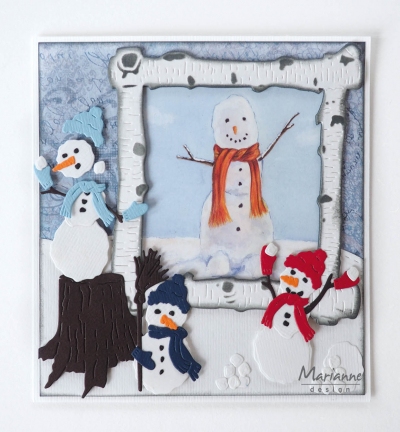 Marianne Design Creatables Tiny's Frosty Snowmen LR0631*