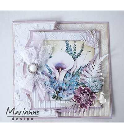 Marianne Design Embossing Folder Anja's Orna. Border DF3443*