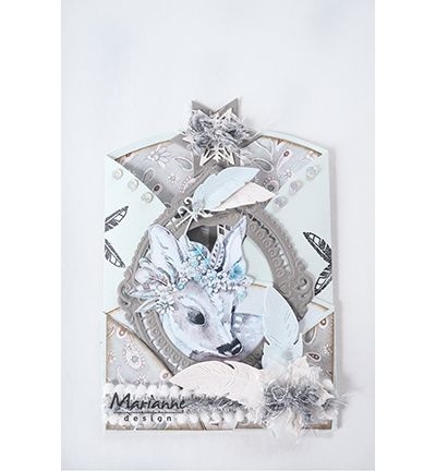 Marianne Design Knipvel Winter Dream - Blue EWK1253*