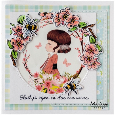 Marianne Design Stempel + Snijmal Tiny's Blossom TC0881*
