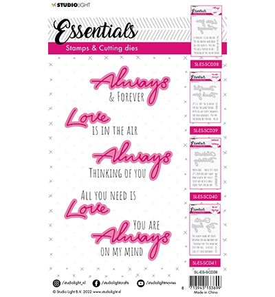 Studio Light Clear Stamp & Die Cut Essentials SL-ES-SCD38*