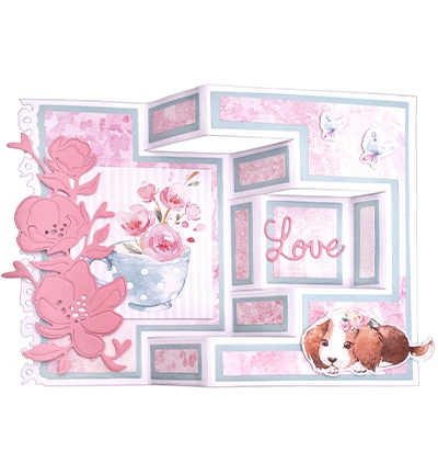Studio Light Snijmal Little Blossom Love Friends SL-LB-CD197