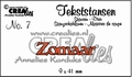 Crealies Tekstmal Zomaar CLTS07