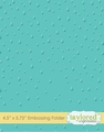 Taylored Expressions Embossing Folder Raindrops TEEF13