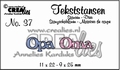 Crealies Tekstmal Opa Oma CLTS37