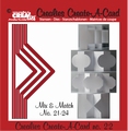 Crealies Create A Card nummer 22   CCAC22*