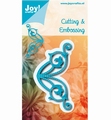 Joy Crafts Cutting & Embossing mal Hoek met Gaatje 6002/0552