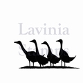Lavinia Clear Stamp Gaggle of Geese LAV279