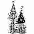 Lavinia Clear Stamp Fairy House LAV030