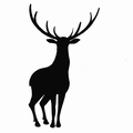 Lavinia Clear Stamp Stag LAV218