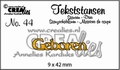 Crealies Tekstmal Geboren CLTS44