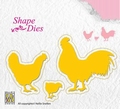 Nellie Snellen Shape Die Chicken Family SD123*