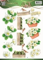 Jeanine's Art Knipvel Garden Classics White Flowers CD10834*