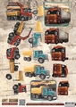 Amy Design knipvel Vintage Vehicles - Trucks CD10848*