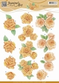 Jeanine's Art Knipvel Orange Roses CD10908*