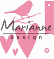 Marianne Design Collectables Gift Wrapping: Bird, TagCOL1443