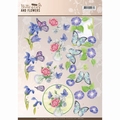 Jeanine's Art Knipvel Butterflies & Flowers - Blue CD11000*