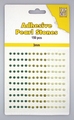 Nellie Snellen Adhesive Pearls 3 mm, 3 kleuren Green APS302