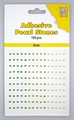 Nellie Snellen Adhesive Pearls 2 mm, 3 kleuren Green APS202