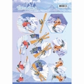 Jeanine's Art Knipvel Winter Sports - Snowfun CD11031*