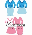 Marianne Design Collectables Lady's Suit COL1453