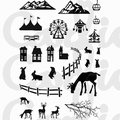 Card-io Clear Stamp Festive Scene CCSTFES-03