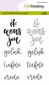 Craft Emotions Clear Stamp Handlettering 130501/1829*