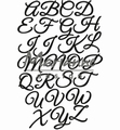 Marianne Design Craftables Classic Alphabet CR1452 per stuk