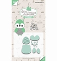 Joy Crafts Snijmal Olga Uil 6002/3128 per stuk