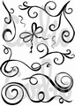 Card-io Clear Stamp Swirls Plate CDCCSTSWI-01