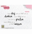 Nellie Snellen Clear Stamp Dutch Sentiments SENCS014