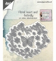 Joy Crafts Snijmal Bloemenhart + Vlinder 6002/1172*