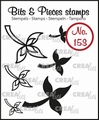 Crealies Clear Stamp Bits & Pieces nr. 153  CLBP153