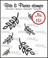 Crealies Clear Stamp Bits & Pieces nr. 151  CLBP151