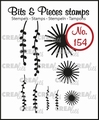 Crealies Clear Stamp Bits & Pieces nr. 154  CLBP154