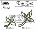 Crealies Duo Dies nr. 56 Bladeren CLDD56