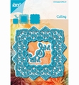 Joy Crafts Snijmal Vierkant Blauw 6002/1258*
