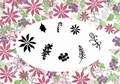 Card-io Majestix Clear Stamp Poinsettias MAPO-01