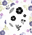 Card-io Majestix Clear Stamp Basket Blooms MABA-02