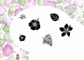 Card-io Majestix Clear Stamp Tropical Garden MATR-01