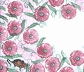 Card-io Majestix Clear Stamp Pretty Poppies MAPR-02