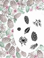 Card-io Majestix Clear Stamp Festive Fir Cones MAFE-04